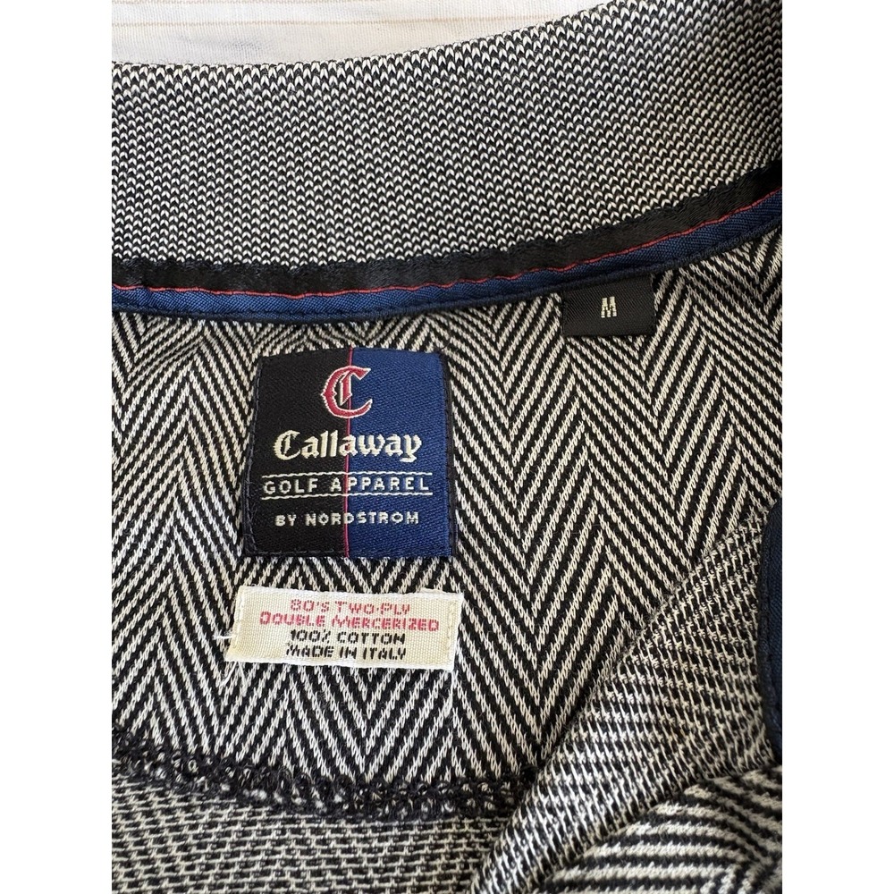 VTG 1980s Mens Callaway Golf Shirt Medium Polo Short Sleeve Outdoors Sports - Picture 5 of 9